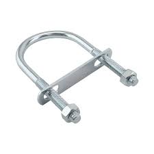 ABRAZADERA TIPO U C/TUERCA Y PLACA 3X3/8