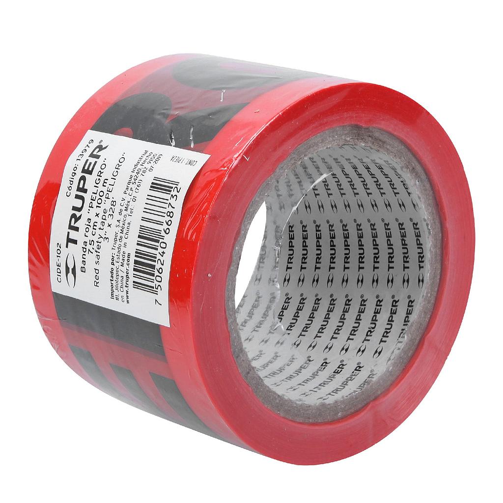 CINTA DE PELIGRO ROJA.