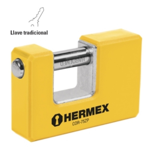 CANDADO ANTIPALANCA 75 mm HIERRO .