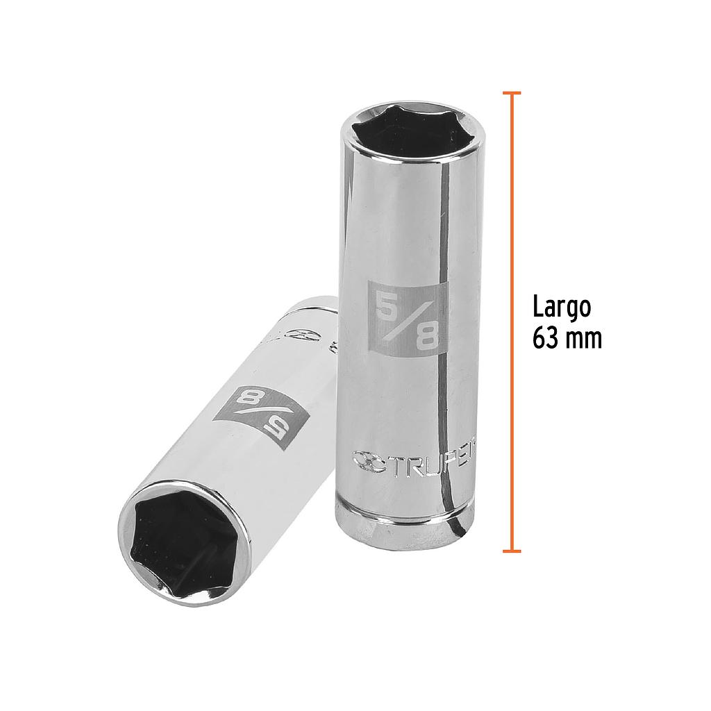 DADO LARGO 6 PUNTAS 5/8 P/BUJIA