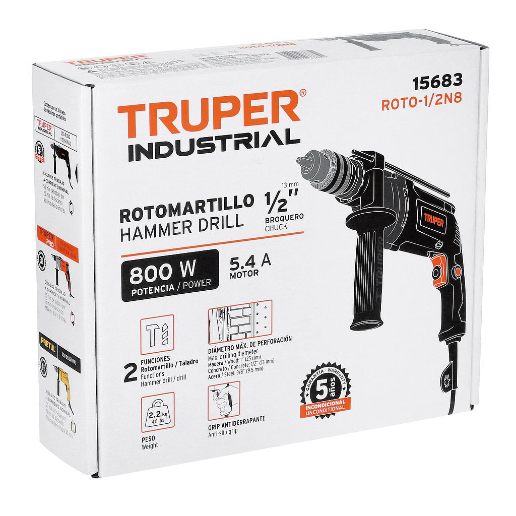 ROTOMARTILLO 1/2" INDUSTRIAL 650W TRUPER