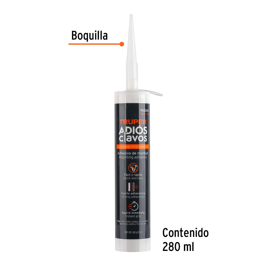 ADIOS CLAVOS 420G MONTAJE ADHESIVO