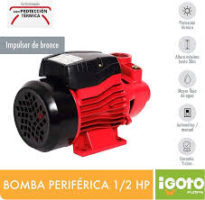 BOMBA PERIFERICA 1/2 HP ROJA IGOTO