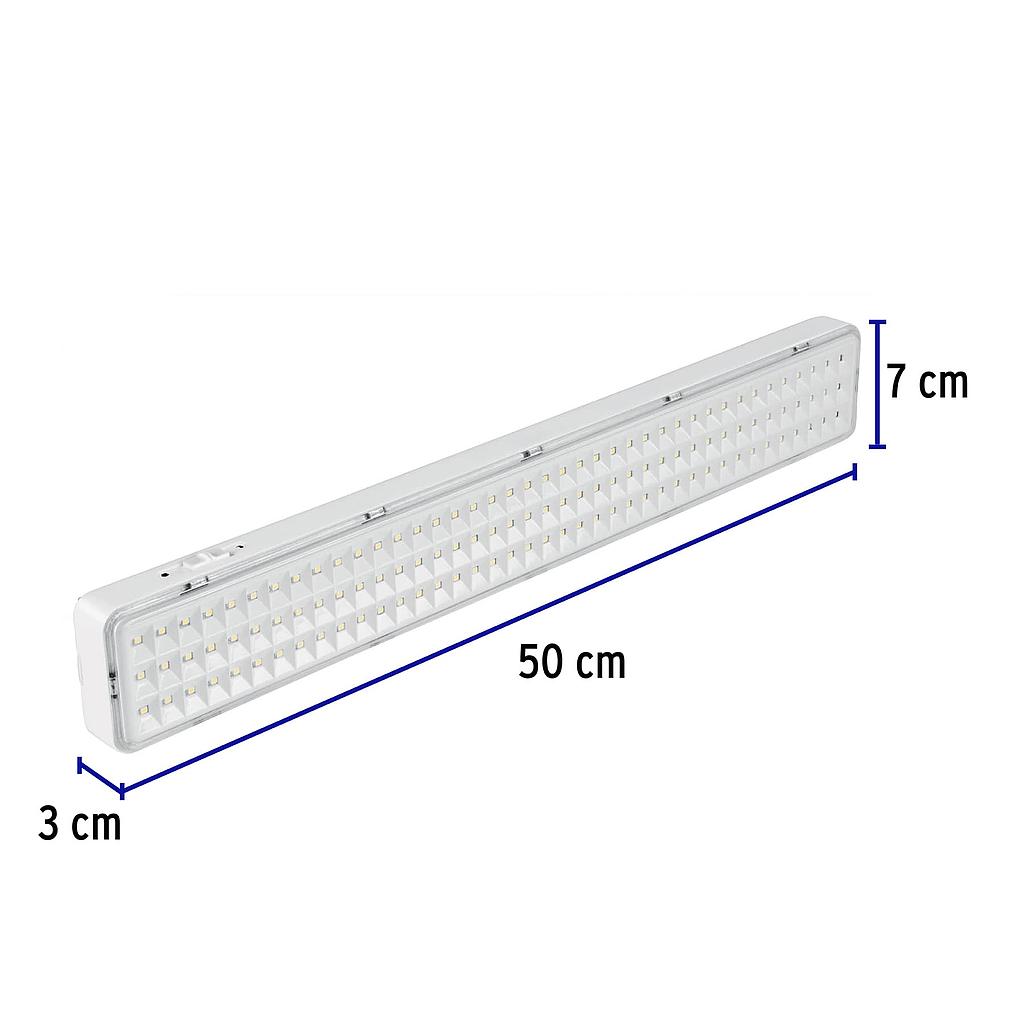 LAMPARA DE EMERGENCIA 120 LEDS 1000 LM RECARGABLE .