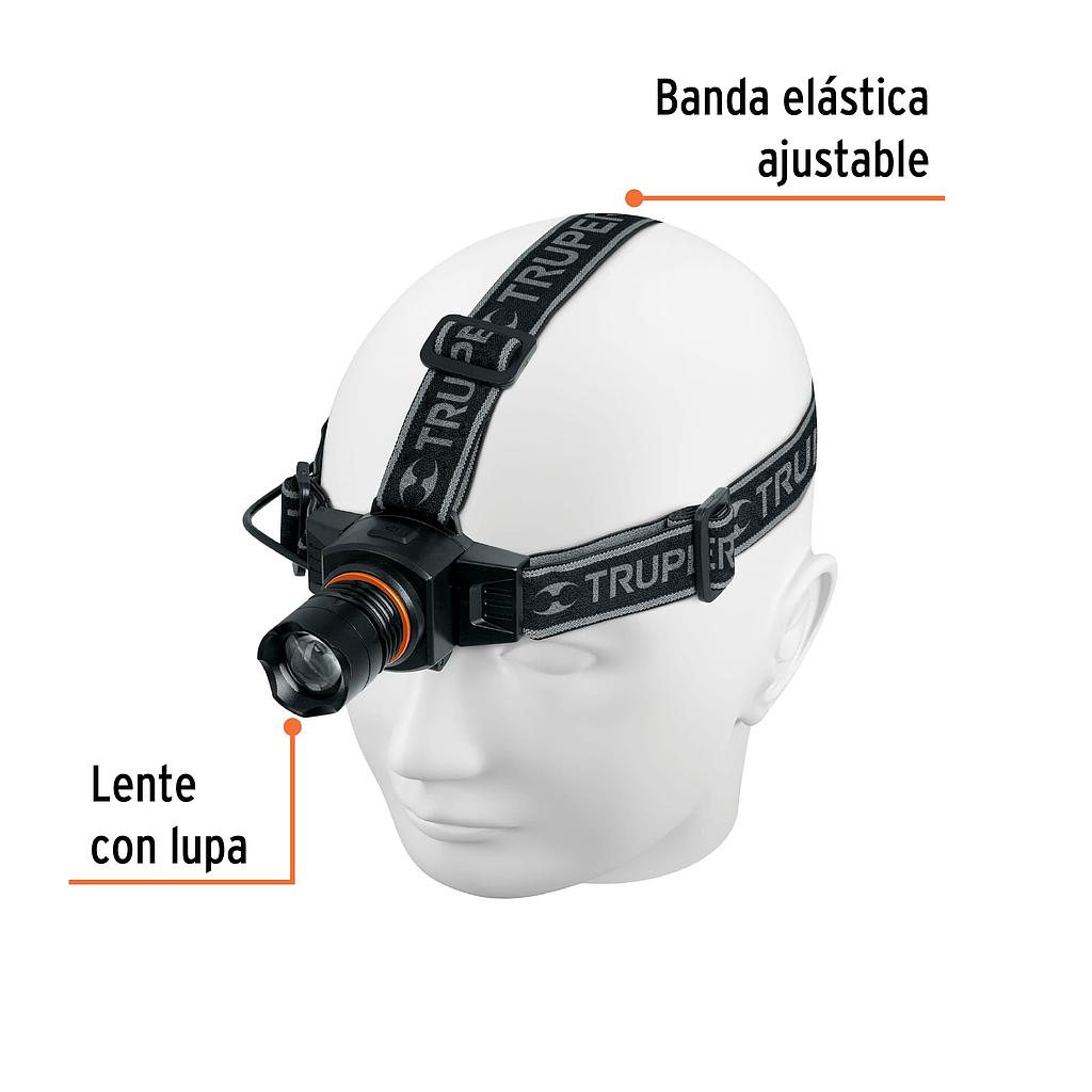 LINTERNA DE MINERO LED 160 LM RECARGABLE