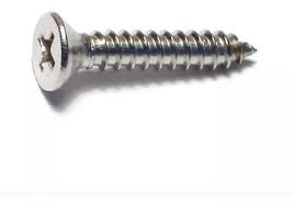 PIJA C/PLANA  6"X11/2"ACERO INOX