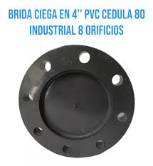 BRIDA PVC CIEGA 4" C-80