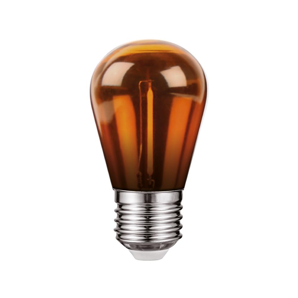 FOCO LED S14 1W NARANJA AKSI